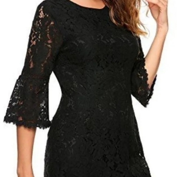 zeagoo Dresses & Skirts - Zeagoo Black lacy Dress💕